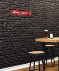 Official Kansas City Chiefs NFL Aluminum Metal Street Sign 4X15 Inch Durable Weatherproof wall art in rustic decor setting.