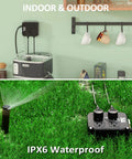 Outdoor Weatherproof Power Strip With 4 Wide Outlets And 3 USB Ports 10Ft Extension Cord in indoor and outdoor settings