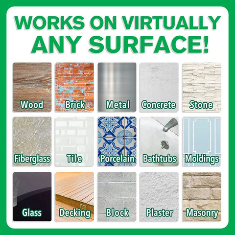 Heavy Duty Paint And Varnish Remover That Sheds Fifteen Layers Of Acrylic Latex And Oil Without Any Drama Featuring surfaces it works on including wood, brick, metal, and more.