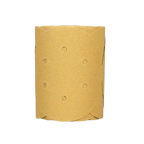 Stikit Gold Dust Free Disc Roll 6 Inch P80 Sanding Discs For Paint Primer Clear Coat And Collision Repair