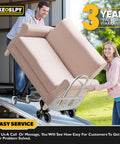 3 In 1 Industrial Convertible Hand Truck Dolly Cart With 1000 Lbs Capacity used for moving furniture down a ramp