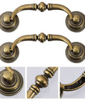 Vintage Teardrop Drawer Pulls Set With Retro Vibe European Style Alloy Cabinet Handles For Wardrobe Dresser And Cabinets Rustic