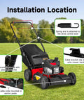Drive Cable 946-04728A OEM Replacement For Lawn Mower 6HP Briggs Stratton Engines Compatible With Troy Bilt TB200 Craftsman M210 Yard Machines And More installed on mower handle
