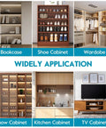 Heavy Duty 3/16 Inch Shelf Pins For Cabinets in various cabinet applications including bookcase and shoe cabinet.