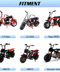 Bikes fitting Ride Ready Mini Bike Throttle Assembly Kit With Brake Clutch Lever For Coleman CT100U CC100X Baja DB30 MBX10 MBX11 Monster Moto.