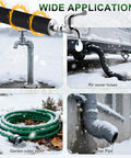 Outdoor Water Pipe Heating Blanket With 9.8 Foot Cord No-Fuss Freeze Prevention Heat Tape For Pipes And RV Hoses with wide applications