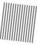 Fifteen Pack Stainless Steel Round Rods, Sixteen Inch Length, Three Sixteenth Inch Diameter, 304 Stainless Steel, Pro Grade Solid Shafts