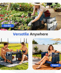 Upgraded Garden Kneeler And Seat With 9.8 Inch Wide And 3 Inch Thick Kneeling Pad, Heavy Duty Stool With 2 Large Tool Bags in use