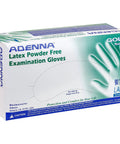 Top Tier Disposable Latex Exam Gloves 6 Mil Thick Powder Free Built With A Tacky Textured Grip For Serious Dexterity And Snug Comfort Medical Clinic Or Job Site Ready pack of 90 large gloves in box.