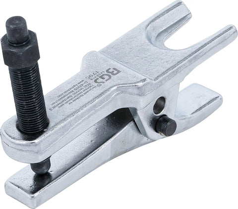 Pro Grade Ball Joint Separator Tool 20-22 Mm Jaw Opens in 2 Positions, Forged Metal Clevis Pin, Matte Chrome Finish, Lockable at 30 and 55 Mm, Squeezes Ball Joint Cones on Tie Rods and Stabilizers close-up
