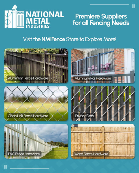 Collage of various fence types including privacy weave fence slats for chain link fences easy DIY privacy solution