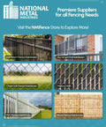 Privacy Slats For Chain Link Fence, Easy DIY Polyethylene Weave For Backyards And Gardens, Great For Pool Enclosures, 250 Ft Roll In Brown, Made In USA, Boost Privacy, Security And Curb Appeal, shown in grid with other fence options
