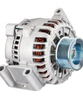 Beefed Up 12V Alternator Replacement For Ford F-250 F-350 Super Duty 6.0L 2005 2006 2007 Compatible With 5C3T-10300-BA 6C3Z-10346-BA 40014075 AFD0131 front view