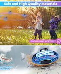 Children playing with Ultra Cool Kids Flying Drone Toy For Indoor Outdoor Fun 2026 Upgrade LED Fidget Spinner Hand Operated Mini Drone.