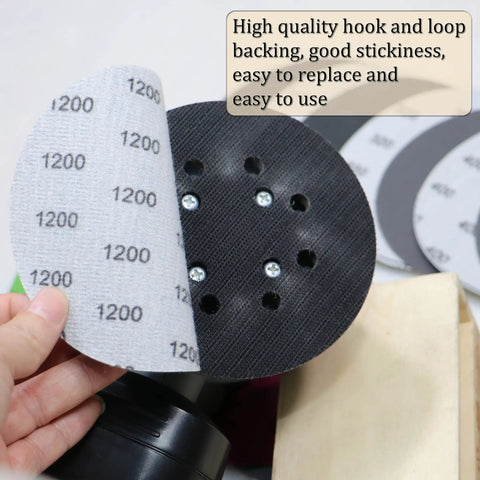 5 Inch No Hole Sanding Discs Set, 30 Pieces, 10 Grits From 240 To 3000, 3 Discs Each, Wet Dry Sandpaper For Random Orbital Sanders