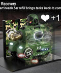 2 Pack Infrared RC Battle Tanks With Realistic Sound Effects, Remote Control Tank Set in HP recharge station