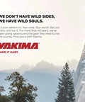 Yakima logo and tagline over a scenic mountain landscape