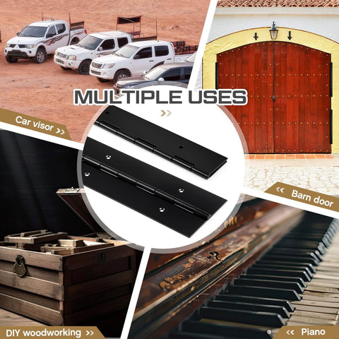 Heavy Duty 36 Inch Long Piano Hinges 3 Inch Wide 0.060 Inch Thick 201 Stainless Steel Continuous Hinge for multiple uses