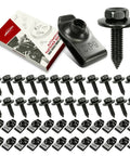 Go-To 50-Piece Automotive Body Bolts And Screws With U-Nut Clips Kit for repairs on fender bumper splash shield liner