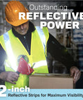 High Visibility Safety Vest Type R Class 2 Ansi Certified Lime Mesh With Secure Zipper And Inside Pocket Bulk Case Of 10 Crew Ready Construction Gear Built Tough For The Shift Straight Up Worker Essential worn by a worker in a warehouse.