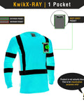 Men High Visibility Class Three Safety Shirt Orange Breathable Polyester Mesh Work Rig Gear With Silver Reflective Tape Sleek Cut Built For The Daily Hustle 2xl with deep chest pocket and black stripes.