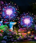 Outdoor Solar Garden Lights Waterproof 200 LED Twinkling Firework String Lights With 8 Modes For Yard Patio Pathway Lawn Fairy Decor