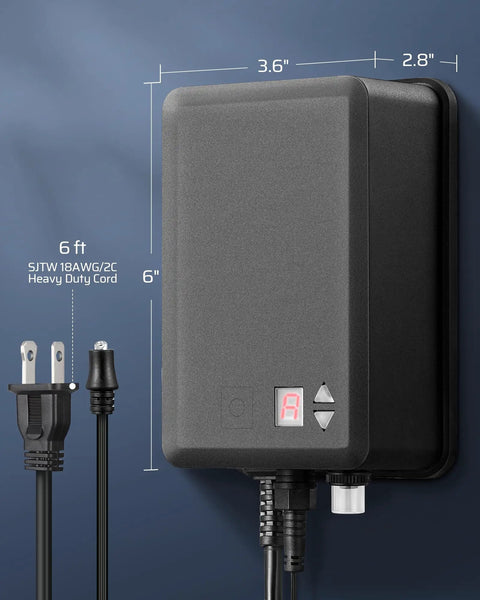 100W Low Voltage Landscape Transformer With Photocell Sensor For Dusk To Dawn Outdoor LED Lighting, 120V AC To 12V AC Converter