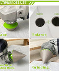 Pro Grade Diamond Core Drill Bits Set For Tile And Stone Hole Saw Kit 9 Pc in use for shaping, enlarging, grinding tiles