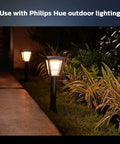 Outdoor 8 Foot Low Voltage Light Cable With T Connector For Easy Landscape Lighting Setup, Weatherproof, 1 Pack shown in garden