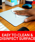 Hand cleaning a Bitmap Mouse Pad 9 x 8 Inch Foam Surface with Non Skid Backing for Optical and Ball Mouse Precision Desk Pad