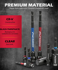 41 Piece Magnetic Impact Nut Driver Set With One Quarter Inch Drive, Metric And SAE Standard And Deep, durable material