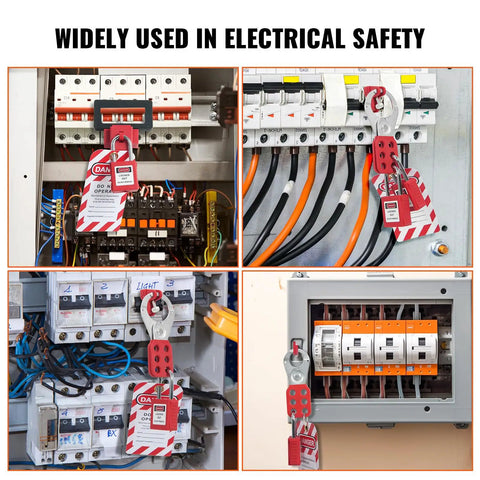Professional Grade Electrical Lockout Tagout Kit With Heavy Duty Padlocks And Circuit Breaker Locks Built Tough To Keep Your Crew Safe While Locking Systems Down Right Every Time