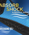 Close-up of All Day Work Insoles With Massaging Gel For Women One Pair Trim To Fit showing gel texture and shock absorption.