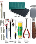 Pro Grade 3D Printer Tool Kit With Every Tool You Need To Remove Clean And Finish 3D Prints No Fluff All In One Post Processing Set tools