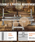 Portable Chainsaw Mill And Rail Guide System For Lumber Milling 14 To 36 Inch Bar With Nine Foot Aluminum Rail Easy Setup