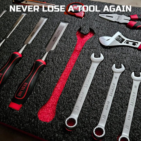 Tool Box Foam Inserts 4 Pack With Two 16x12x2 In And Two 16x12x1 In Cushioned Case Liners Tool Shadow Organizer Sheets For Hard Cases