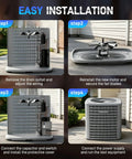 Step-by-step installation of Condenser Fan Motor With Capacitor 208-230V 1/4HP 1100RPM 48 Frame Built Tough And Efficient