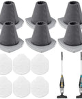 Six Plus Six Pack Vacuum Filter Set Fits NES215A NES210 NES212 NES215 Blaze Stick Vacuum Cleaner Includes Six Vacuum Filters And Six Pre Motor Filters Compare To N0101 And N0102 displayed on white background