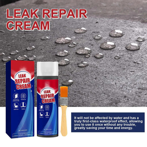 Badass Liquid Sealant for Roofs and Walls Self Healing Crack Repair Waterproof Exterior Coating Handles Nasty Storms - 100ml tube with brush