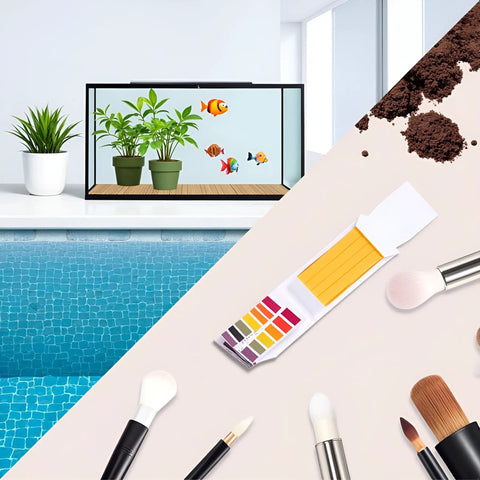 80 Strips Professional Litmus pH Paper For Water Soil Cosmetics And Solutions 1 To 14 pH Range Easy To Read Lab Consumables