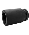 Street Proven Spline Drive Impact Wrench Socket 46mm Deep, Heavy Duty Chromoly Steel Build, six point jaw design