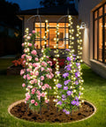 Two Pack Garden Obelisk Trellis For Climbing Plants 71 Inch Tall Metal Heavy Duty Rustproof Plant Support Rose Trellis Tower