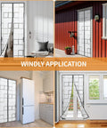 Magnetic Insulated Door Curtain 36x82 Inch Thermal Seal For Winter Weather installed in various doorways