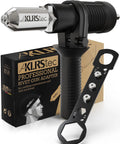 Heavy Duty Rivet Gun Adapter For Drill Turns Your Cordless Screwdriver Into A Workhorse Electric Riveter with hex wrench.