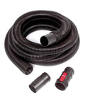 Long Two And A Half Inch By Thirteen Foot Locking Wet And Dry Shop Vacuum Hose With Dual Flex Ends, Adapters Included