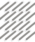 Ditch The Rust With These 20PC Heavy Duty Stretch Springs Made From Premium 304 Stainless Steel, 40mm long and 0.02 inch gauge.