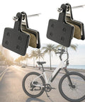 Top Shelf Resin E Bike Brake Pads Compatible With Lectric Xp 1 0 2 0 3 0 Xp Step Thru Xp Lite 1 0 shown against urban backdrop.
