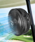 Rechargeable Magnetic Golf Cart Fan With Four Speed Modes And Up To Fifteen Hours Of Battery Life Delivers Beast Mode Airflow for outdoor use