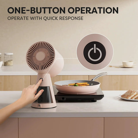Slick And Fuss Free Portable Range Hood With 2 Speed Desktop Kitchen Exhaust Fan Using Carbon HEPA Grease Filters To Kick Cook Smoke Out And Keep Indoor Air Clean Solid Counter Pickup Works Great For Micro Apartments Or Van Life Stores Smoothly