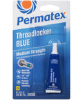 Permatex Threadlocker Blue 6 mL, medium strength automotive threadlocker